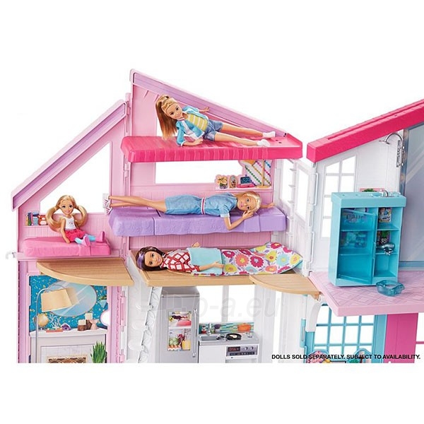 Lėlės Barbės namas Malibu Mattel Barbie FXG57 paveikslėlis 5 iš 6
