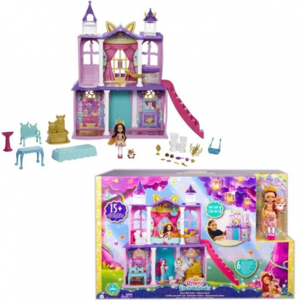 Lėlės Enchantimals Karališkos pilies komplektas GYJ17 Mattel paveikslėlis 6 iš 6