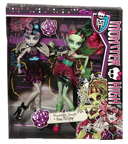 Lėlės Monster High Zombie Shake ROCHELLE GOYLE & Venus McFlytrap BJR17 / BJR15 / X5227 paveikslėlis 1 iš 3