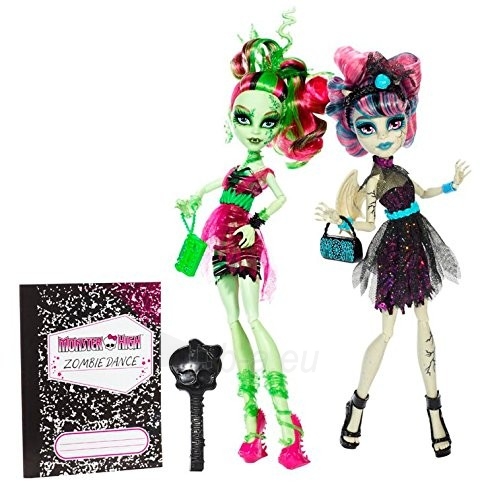 Lėlės Monster High Zombie Shake ROCHELLE GOYLE & Venus McFlytrap BJR17 / BJR15 / X5227 paveikslėlis 2 iš 3