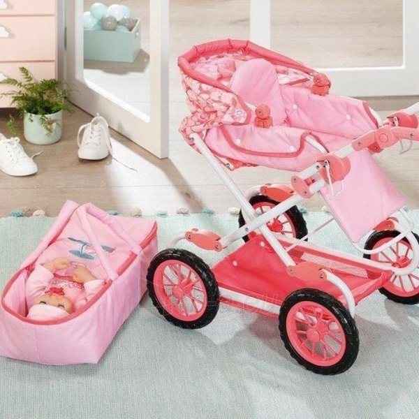 Lėlės vežimėlis Baby Annabell Zapf Creation Active Deluxe Pram 703939 paveikslėlis 5 iš 6
