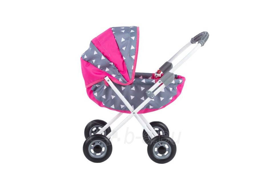 LENA lėlių vežimėlis, rožinis/pilkas paveikslėlis 1 iš 5
