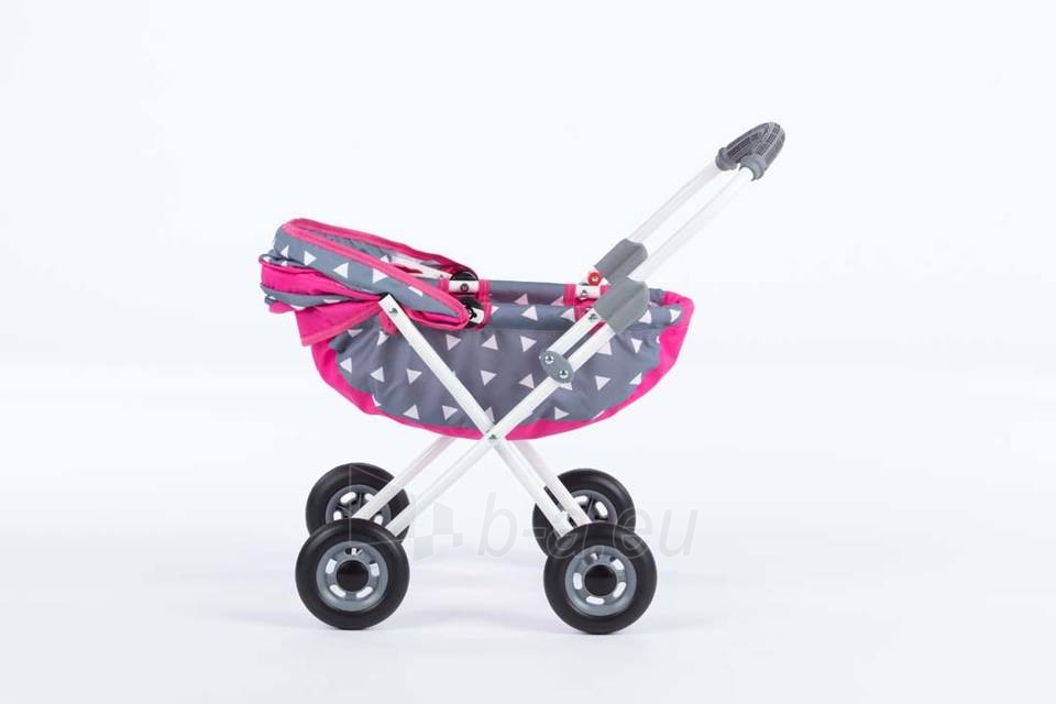LENA lėlių vežimėlis, rožinis/pilkas paveikslėlis 2 iš 5