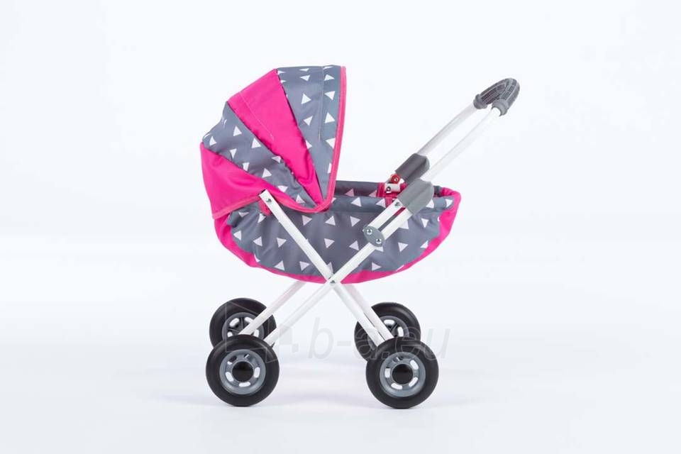 LENA lėlių vežimėlis, rožinis/pilkas paveikslėlis 4 iš 5