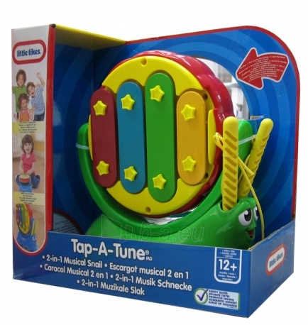 little tikes 616396 Tap-A-Tune 2 in 1 Musical Snail paveikslėlis 1 iš 1