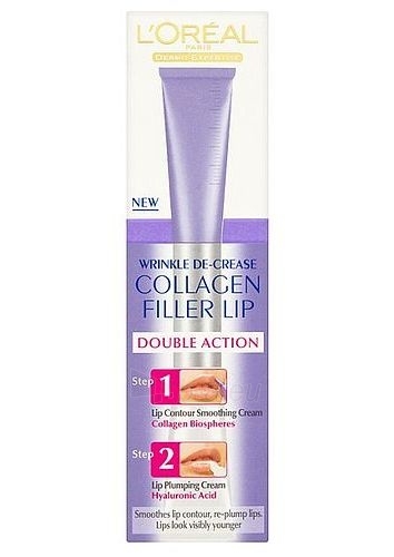 L´Oreal Paris Collagen Filler Lips Double Action Cosmetic 2x5ml paveikslėlis 1 iš 2