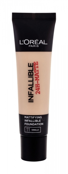 L´Oreal Paris Infallible 24H-Matte Foundation Cosmetic 35ml 11 Vanilla paveikslėlis 1 iš 1