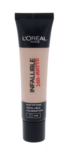 L´Oreal Paris Infallible 24H-Matte Foundation Cosmetic 35ml 20 Sand paveikslėlis 1 iš 2