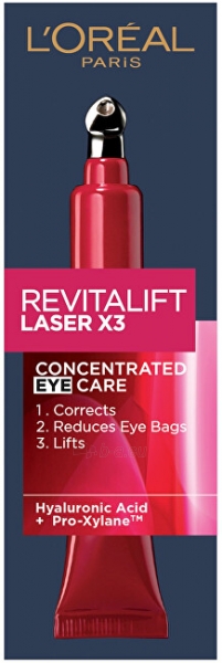 L´Oreal Paris Revitalift Laser Renew Eye Cream Cosmetic 15ml paveikslėlis 8 iš 9
