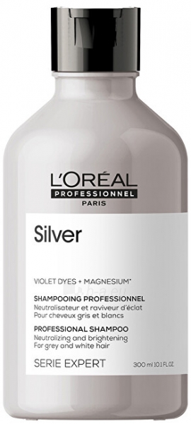 L´Oréal Professionnel Silver Shampoo for Gray and White Hair Magnesium Silver ( Neutral ising Shampoo For Grey And White Hair ) - 750 ml - new packaging paveikslėlis 1 iš 8