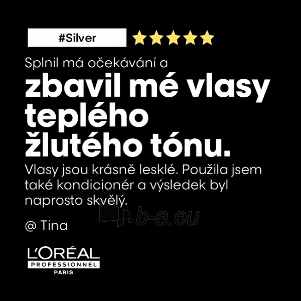 L´Oréal Professionnel Silver Shampoo for Gray and White Hair Magnesium Silver ( Neutral ising Shampoo For Grey And White Hair ) - 750 ml - new packaging paveikslėlis 8 iš 8