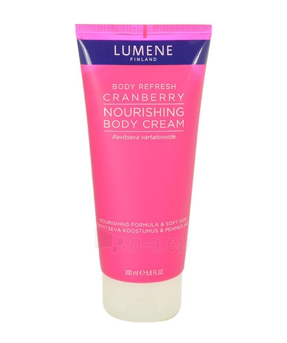 Lumene Body Refresh Cranberry Body Cream Cosmetic 200ml paveikslėlis 1 iš 1