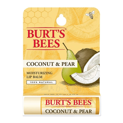 Lūpų balzamas Burt´s Bees (Hydrating Coconut & Pear Lip balm) 4,25 g paveikslėlis 1 iš 1