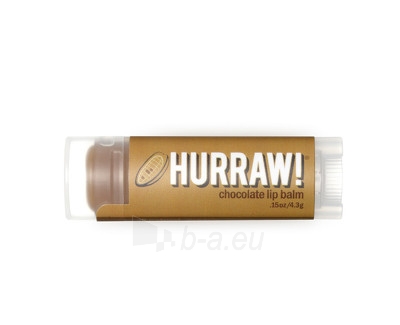 Lūpų balzamas Hurraw! (Chocolate Lip Balm) 4,3 g paveikslėlis 1 iš 1