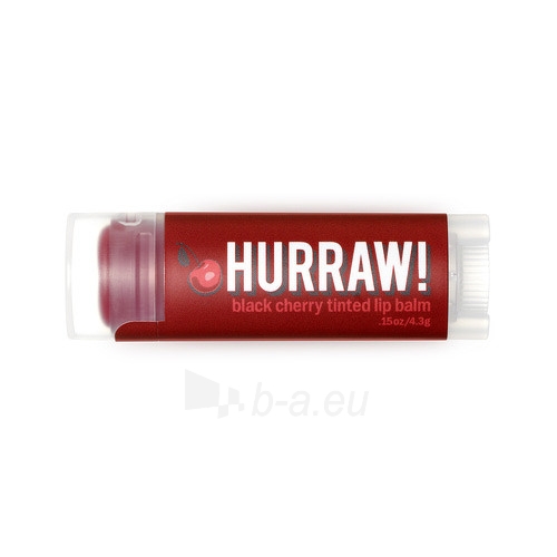 Lūpų balzamas Hurraw! Black Cherry Lip Balm 4,3 g paveikslėlis 1 iš 1