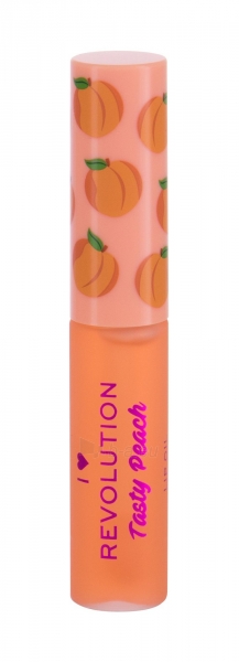 Lūpų balzamas I Heart Revolution Tasty Peach Juice Peach Lip Oil 6ml paveikslėlis 1 iš 2