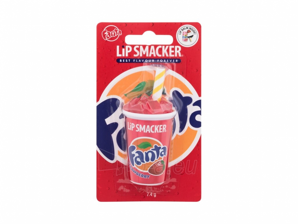 Lūpų balzamas Lip Smacker Fanta Strawberry Lip Balm 7,4g paveikslėlis 1 iš 1