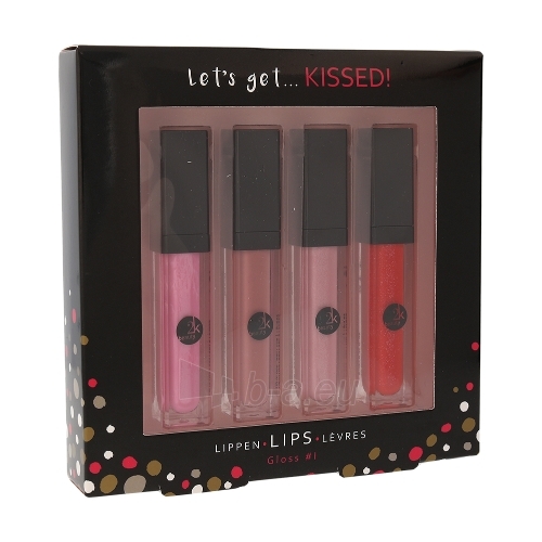 Lūpų blizgesių rinkinys 2K Let´s Get Kissed! Lip Gloss Cosmetic 6ml paveikslėlis 1 iš 1