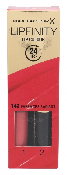 Lūpų blizgesys Max Factor Lipfinity Lip Colour Cosmetic 4,2g Shade 142 Evermore Radiant paveikslėlis 1 iš 2