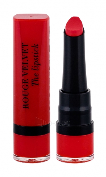 Lūpų dažai BOURJOIS Paris Rouge Velvet 08 Rubi´s Cute The Lipstick Lipstick 2,4g paveikslėlis 2 iš 2