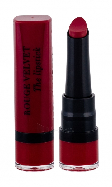 Lūpų dažai BOURJOIS Paris Rouge Velvet 11 Berry Formidable The Lipstick Lipstick 2,4g paveikslėlis 1 iš 2