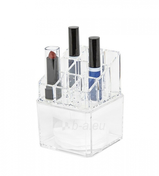 Lūpų dažai Compactor Lipstick organizer Compactor 9 compartments, tampon box - clear plastic paveikslėlis 4 iš 5