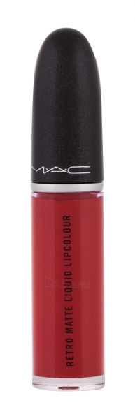 Lūpų dažai MAC Retro Matte 104 Fashion Legacy Liquid Lipcolour Lipstick 5ml paveikslėlis 1 iš 2