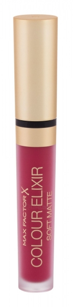 Lūpų dažai Max Factor Colour Elixir 025 Raspberry Haze Soft Matte Pink 4ml paveikslėlis 1 iš 2
