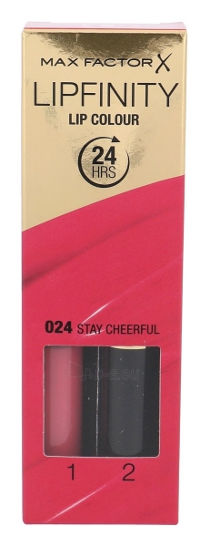 Lūpų dažai Max Factor Lipfinity Lip Colour Cosmetic 4,2g Nr.024, Stay Cheerful paveikslėlis 1 iš 3