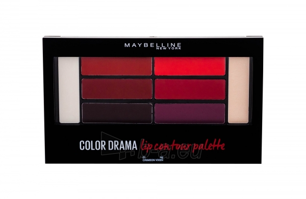 Lūpų dažai Maybelline Color Drama 01 Crimson Vixen Lip Contour Palette Lipstick 4g paveikslėlis 1 iš 1