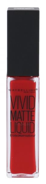 Lūpų dažai Maybelline Color Sensational 35 Rebel Red Vivid Matte Liquid Lipstick 8ml paveikslėlis 1 iš 2