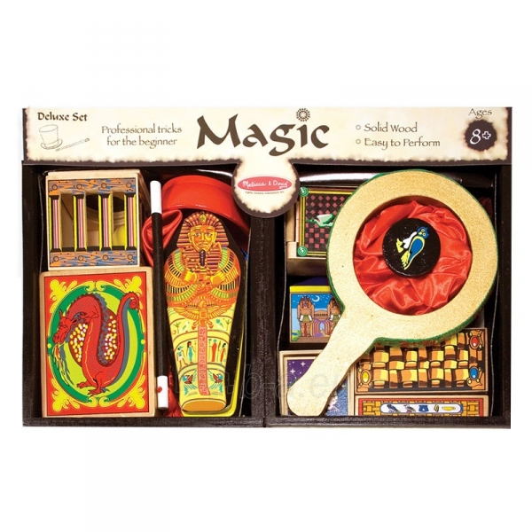 Magijos pradžiamokslis Melissa & Doug Deluxe Magic Set paveikslėlis 1 iš 3