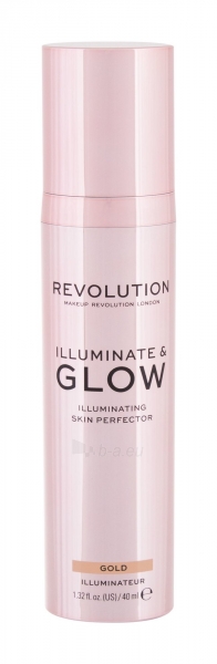 Makeup Revolution London Glow & Illuminate Gold Brightener 40ml paveikslėlis 1 iš 2