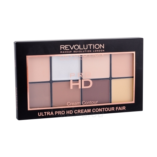 Makeup Revolution London Ultra Pro HD Cream Contour Palette Cosmetic 20g Shade Fair paveikslėlis 1 iš 1