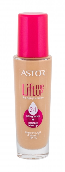 Makiažo pagrindas Astor Lift Me Up Anti Aging Foundation 2in1 SPF15 Cosmetic 30ml 200 Nude paveikslėlis 1 iš 1