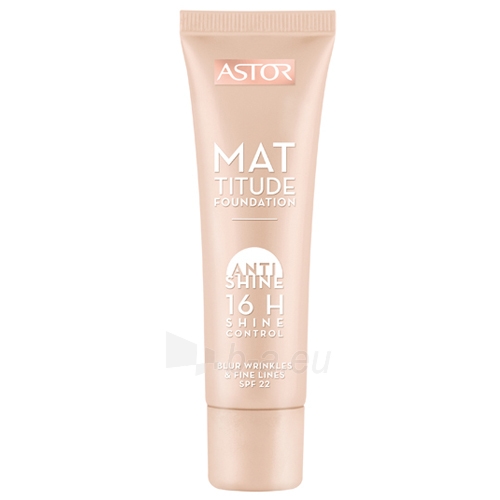Makiažo pagrindas Astor Mattifying makeup Mattitude (HD Foundation Make-Up) 30 ml 091 Light Ivory paveikslėlis 1 iš 1