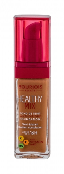 Makiažo pagrindas BOURJOIS Paris Healthy Mix 60 Dark Amber Anti-Fatigue Foundation Makeup 30ml paveikslėlis 2 iš 2