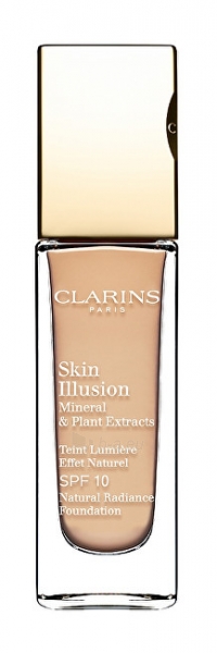 Makiažo pagrindas Clarins Brightening Makeup Skin Illusion SPF 10 (Natural Radiance Foundation) 30 ml 112,5 Caramel paveikslėlis 1 iš 1