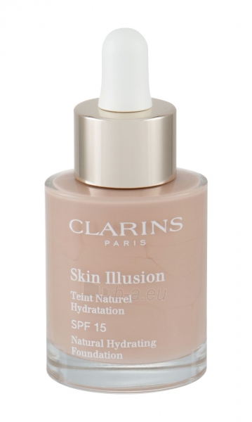 Makiažo pagrindas Clarins Skin Illusion 109 Wheat Natural Hydrating Makeup 30ml SPF15 paveikslėlis 1 iš 2