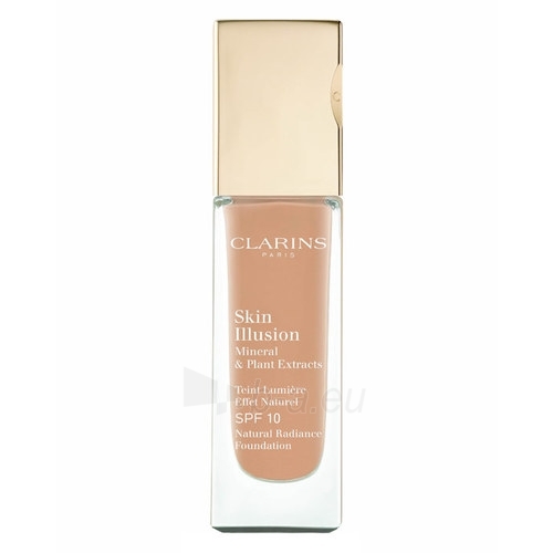 Makiažo pagrindas Clarins Skin Illusion Foundation SPF10 Cosmetic 30ml Honey paveikslėlis 1 iš 2