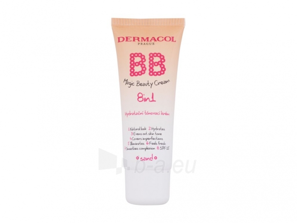 Makiažo pagrindas Dermacol BB Magic Beauty Cream Cosmetic 30ml (Shade sand) paveikslėlis 2 iš 2