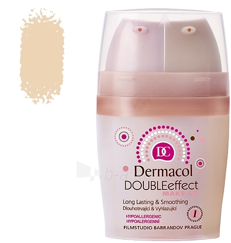 Dermacol Double Effect Make-Up 01 Cosmetic 30g paveikslėlis 1 iš 1
