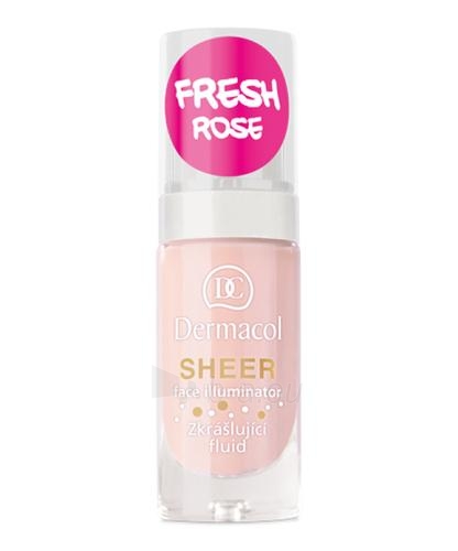 Makiažo pagrindas Dermacol Sheer Face Illuminator Cosmetic 15ml Fresh rose paveikslėlis 1 iš 1