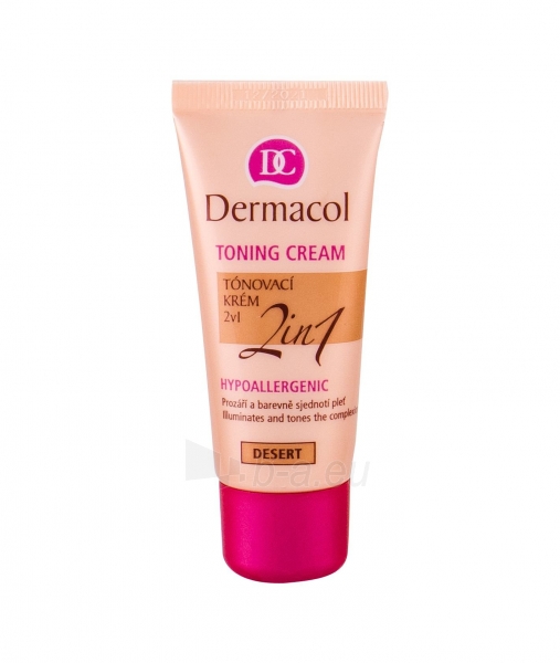 Dermacol Toning Cream 2in1 Desert 30ml paveikslėlis 1 iš 2