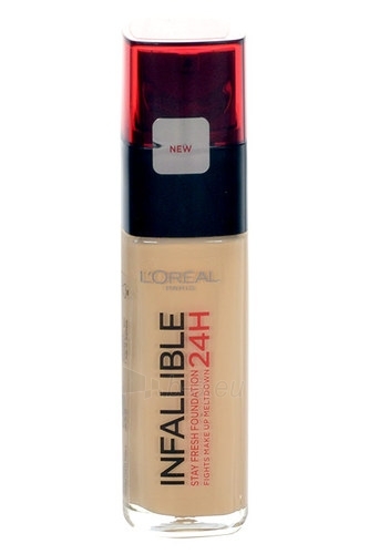 Makiažo pagrindas L´Oreal Paris Infallible Make-Up 24H Cosmetic 30ml 140 Golden Beige paveikslėlis 1 iš 1