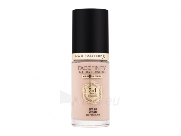 Max Factor Face Finity 3in1 Foundation SPF20 Cosmetic 30ml 30 Porcelain paveikslėlis 2 iš 2