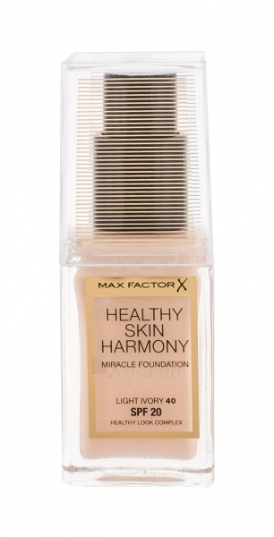 Makiažo pagrindas Max Factor Healthy Skin Harmony 40 Light Ivory Makeup 30ml SPF20 paveikslėlis 1 iš 2