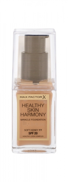 Makiažo pagrindas Max Factor Healthy Skin Harmony 77 Soft Honey Makeup 30ml SPF20 paveikslėlis 1 iš 2