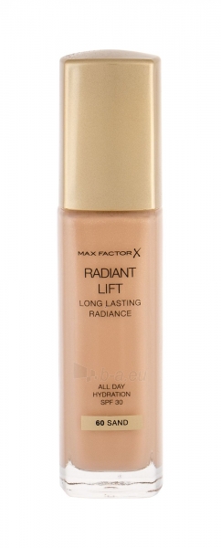 Makiažo pagrindas Max Factor Radiant Lift 60 Sand Makeup 30ml SPF30 paveikslėlis 1 iš 2