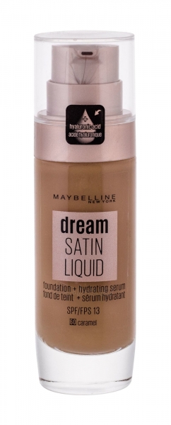 Makiažo pagrindas Maybelline Dream Satin Liquid Foundation SPF13 Cosmetic 30ml Shade 60 Caramel paveikslėlis 1 iš 1
